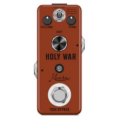 Rowin 중금속 왜곡 페달 Holy War 아날로그 헤비 일렉트릭 기타 클래식 80 년대 메탈 사운드 트루 바이패스 - 홀리메탈