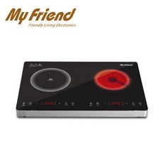 마이프랜드 하이브리드렌지 2구 (인덕션+하이라이트) 더블 전기레인지, MFK-5032HHB