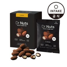 닥터넛츠 무설탕 간식 다크초콜릿 아몬드 견과 초코볼 10개입, 닥터넛츠 다크초콜릿 아몬드(10개입)