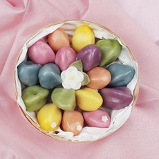 스마일 무지개 송편 만들기 집 유치원 DIY 키트 흑임자, 1개