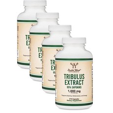 더블우드 남성 트리뷸러스 추출물 테라스트리스 1000mg Double Wood Tribulus Terrestris, 4개, 210정