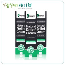 코루레 l 뉴질랜드 초록입 홍합 크림 /근육완화/바르는 파스 120G, 3개, 1개