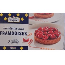 파스퀴에 라즈베리 타르트 2입 220g 냉동 디저트 간식 PASQUIER