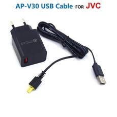APV30 보조베터리 USB 케이블 및 충전기 어댑터 JVC Everio DV 카메라 캠코더 GZ HM300 HM320 HM330 HM334 HM335 HM340 HM용 APV30, 4) AU