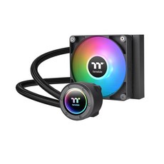 써멀테이크 TH360 V2 울트라 ARGB 동기화 AlO 액체 쿨러 팬 120 x 3 PWM 500 1500rpm 워터 블록 2.1 인치 LCD 하이드라게아 블루 CL W420, ARGB V2_360mm | 블랙