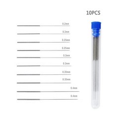 도구 개 10 드릴 청소 0 35mm 스테인리스 25mm 4mm 3D 노즐 스틸 2mm 부품용 3mm 바늘 프린터 V6, 5 sizes mixed