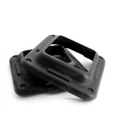  말랑스텝퍼 스탭밀 조절 가능한 4 라이저가있는 에어로빅 스텝 플랫폼 미끄럼 방지 요가, 금 