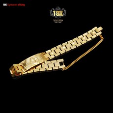 순금할로우클립팔찌