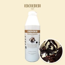 초코쉘 밥비 스트라치아텔라 다크초콜릿 코팅 커버처 요거트 아이스크림 토핑 BABBI Stracciatella, 1개, 950g