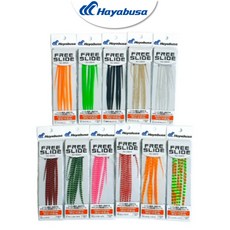 하야부사 타이라바 스커트 스트레이트 슬림 참돔 소프트베이트, 4 크레이프골드