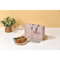 추석 명절 선물 올망스 오란다 말랑 쫀득 바삭 수제 강정 플레인 선물세트, 25g, 12개