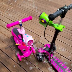 킥보드비누방울