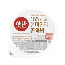 햇반 현미귀리곤약밥, 150g, 24개