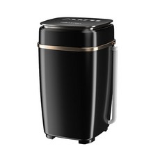 미니 세탁기 전자동세탁기 소형세탁기 살균하다, 블랙, 325*325*520mm