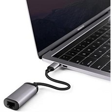 MINIX NEOc-e 고급 고속 USB-C to Gigabit Ethernet어댑터 스페이스 그레이[범용 호환성 Windows Mac, 단일상품