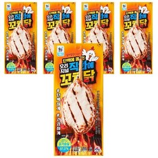 사조 대림 직화에 꼬치닭 오리지널 80g x 5개 닭가슴살 소시지 핫바