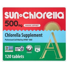 Sun Chlorella 클로렐라 500mg 120정, 6개