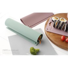 실리콘 걸이 충무김밥 김밥말이 파스텔 소풍 실리콘틀, 1개, 다크그린