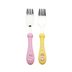 두기 아동 포크 1P, 02.노랑, 1개