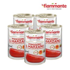이탈리아 라피아만떼 산마르자노 토마토홀 400g x 5캔 (유럽연합 DOP인증), 5개