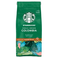 STARBUCKS 星巴克 哥倫比亞咖啡豆, 研磨咖啡, 200g, 1包, 研磨咖啡(咖啡機用)