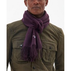 BARBOUR Men's Barbour Plain Lambswool Scarf USC0008GN59 Damson