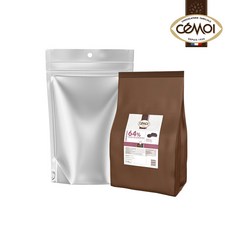 (소분) 500g 커버춰 프랑스 쎄모아 다크 64% 초콜렛 대용량 베이킹용, 1개