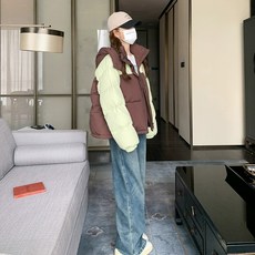 [현물구매쇼]2023 크롭배색패딩 095-939-P225-K338 겨울a69212