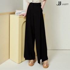 JJ지고트 스티치 턱 와이드 롱 팬츠 GN5A0SLJ3