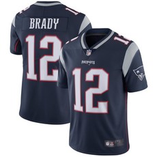NFL 뉴잉글랜드 패트리어츠 12번 톰 브래디 럭비 미식축구 저지 유니폼
