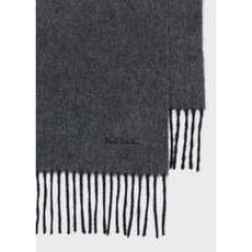 Paul Smith Edge line cashmere muffler 230423 ECCA Grey