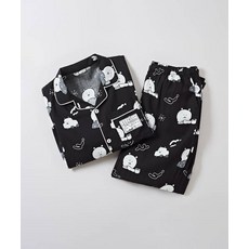 SPAO 스파오 [담곰이] 귀여워졌담곰 긴팔 파자마(BLACK)_SPPPE49U01 479463