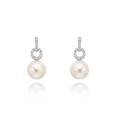 스와로브스키백조귀걸이