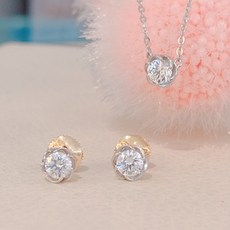 로제도르귀걸이목걸이세트