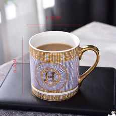북유럽 명품 머그 잔, 1개, H컵