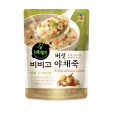 비비고 버섯야채죽, 420g, 4개