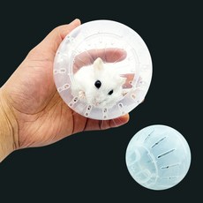 햄스터 놀이터 운동 헬스 쳇바퀴 볼 장난감 hhj*1468SA, 1개, 햄스터볼10cm