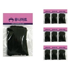 유니아트 1000 8골밴드, 블랙, 10개