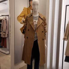 나이스클랍 70% 면혼방 더블버튼 트렌치코트 A193MWY802