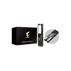 기가바이트 GIGABYTE AORUS Gen4 7300 SSD 1TB PCIe 4.0 NVMe M.2 내부 솔리드 스테이트 하드 드라이브 읽기 속도 최대 7300MBs 쓰기 600