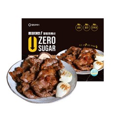힐링프레시 제로 슈가 돼지갈비 건강한 저당 양념갈비, 1개, 500g
