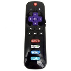 [해외] 원격 제어 RC280 한 로쿠 RF 스트리밍 미디어 플레이어 28S3750 32S3750 원격 아마존 넷플릭스 RDIA VUDU, 상세내용표시