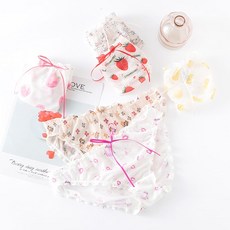 위파인더 달콤한 소녀 속옷 작은 데이지 인쇄 탄성 메쉬 원사 봄 통기성 원활한 팬티 스 트리머 팬티