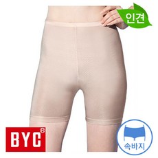 속바지/여성속옷_2886 87 BYC 쿨피아 인견 스판 3부 속바지