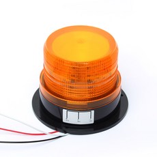 12V 24V LED경광등 옐로우 자석 경고등 농기계 중기, 1개