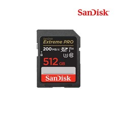 샌디스크 SD메모리카드 SDXC Extreme Pro 익스트림 프로 UHS-I SDXXD 512GB