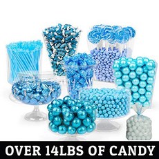 Boy Baby Shower Light Blue Candy Buffet - (Approx 14lbs) Includes Hershey