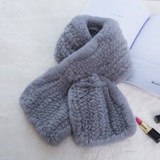 민쯔우 래빗퍼머플러 래빗머플러 형 렉스 모피 핸드메이드 라탄 넥워머 겨울 보온 여성