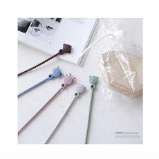 봉지클립 재사용가능 실리콘 타이백 6p 전선고정클립, 1개