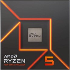 AMD Ryzen™ 57600 6-코어 12-스레드 잠금 해제 데스크톱 프로세서 - 라이젠57600